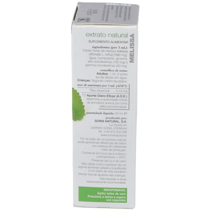 Melisa Extracto Natural Xxi 50 Ml