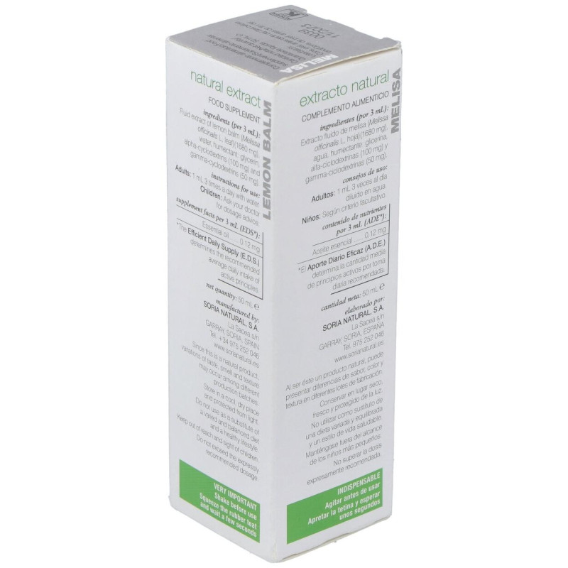 Melisa Extracto Natural Xxi 50 Ml