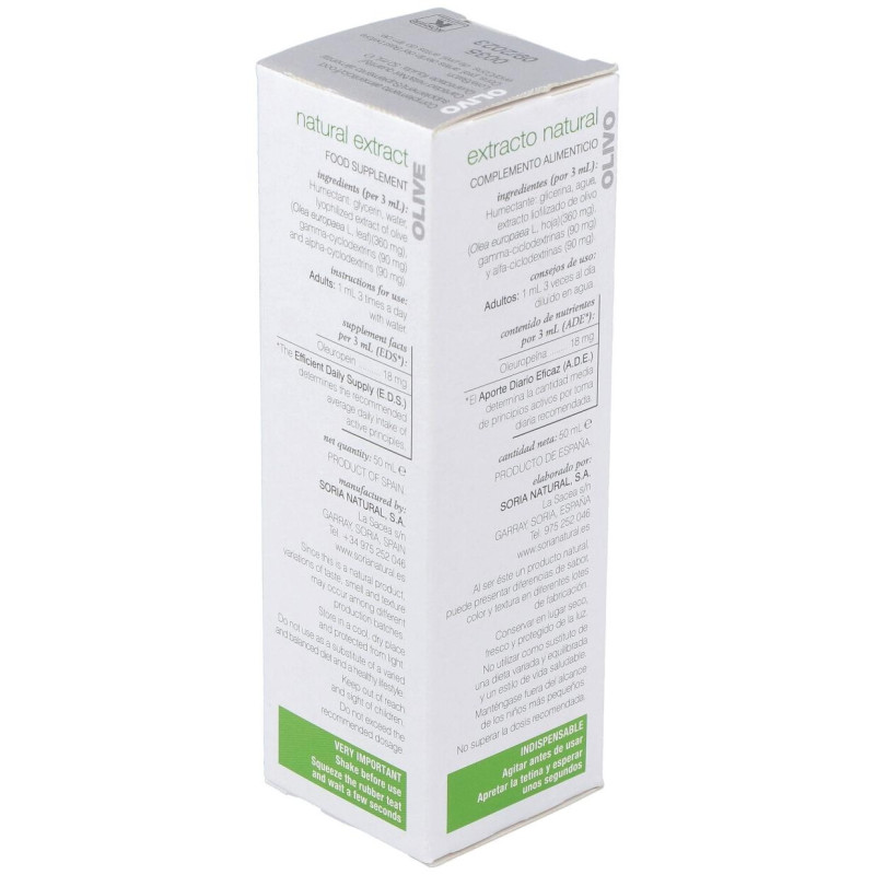 Ext. Olivo Xxi 50ml. S/al - Soria Natural