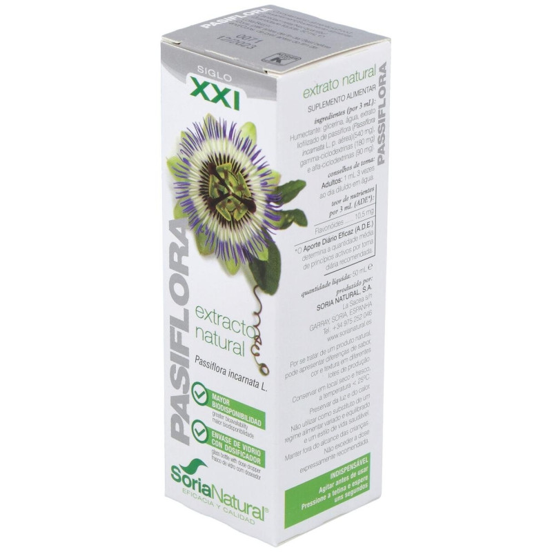 Pasiflora Extracto Glicerinado 50ml - Soria Natural