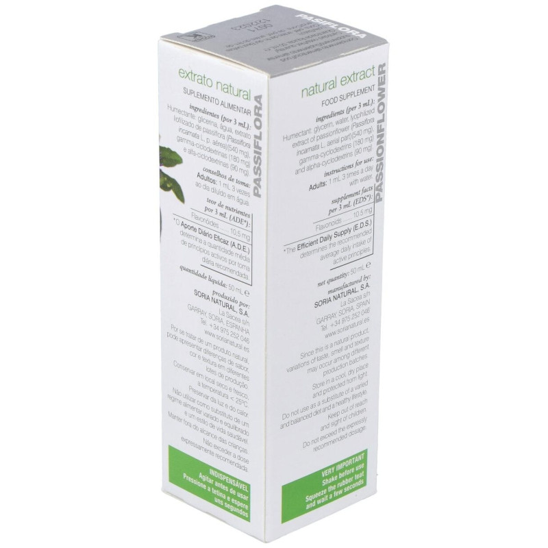Pasiflora Extracto Glicerinado 50ml - Soria Natural