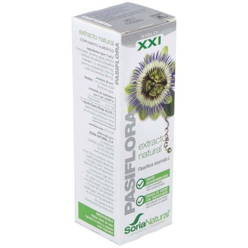 Pasiflora Extracto Glicerinado 50ml - Soria Natural
