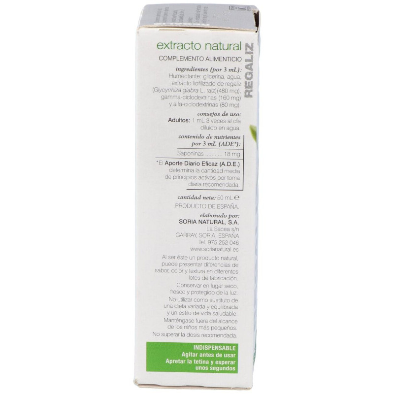 Extracto Regaliz Xxi 50 ml - Soria Natural
