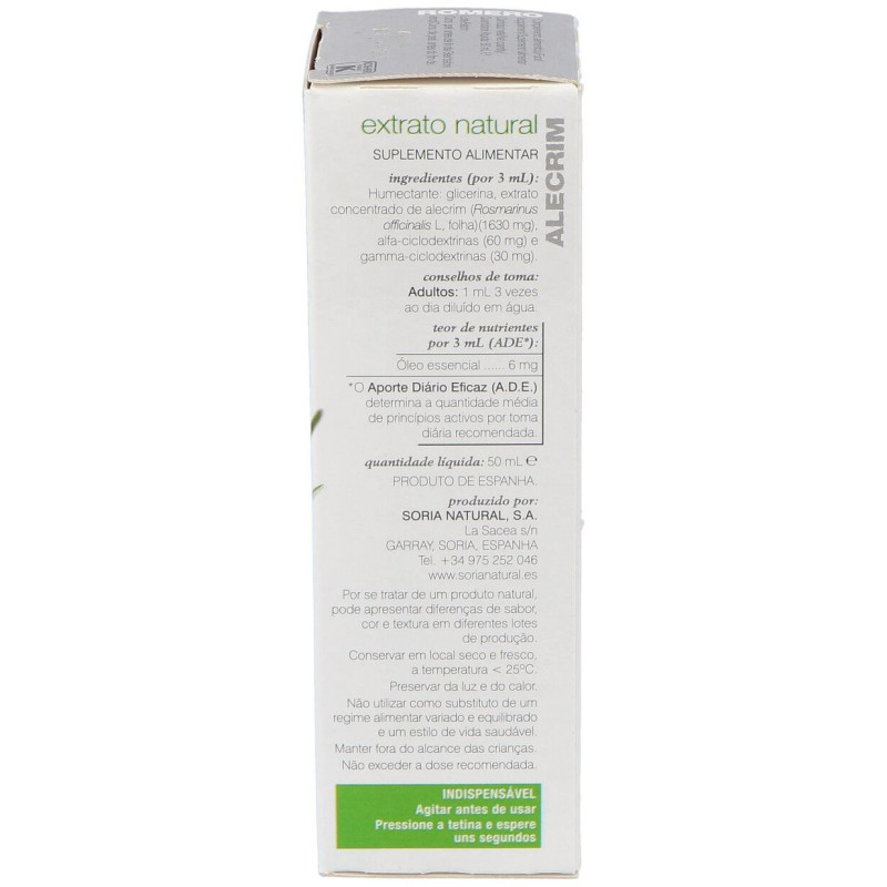 Extracto Romero 50ml Xxi - Soria Natural