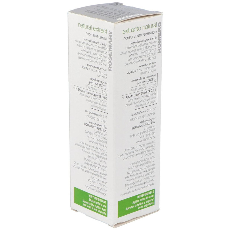 Extracto Romero 50ml Xxi - Soria Natural