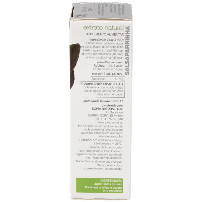 Ext. Zarzaparrilla Xxi 50ml. S/al 2 - Soria Natural