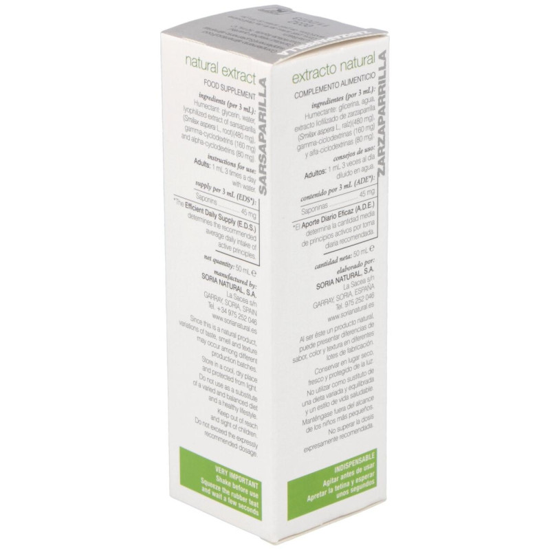Ext. Zarzaparrilla Xxi 50ml. S/al 2 - Soria Natural