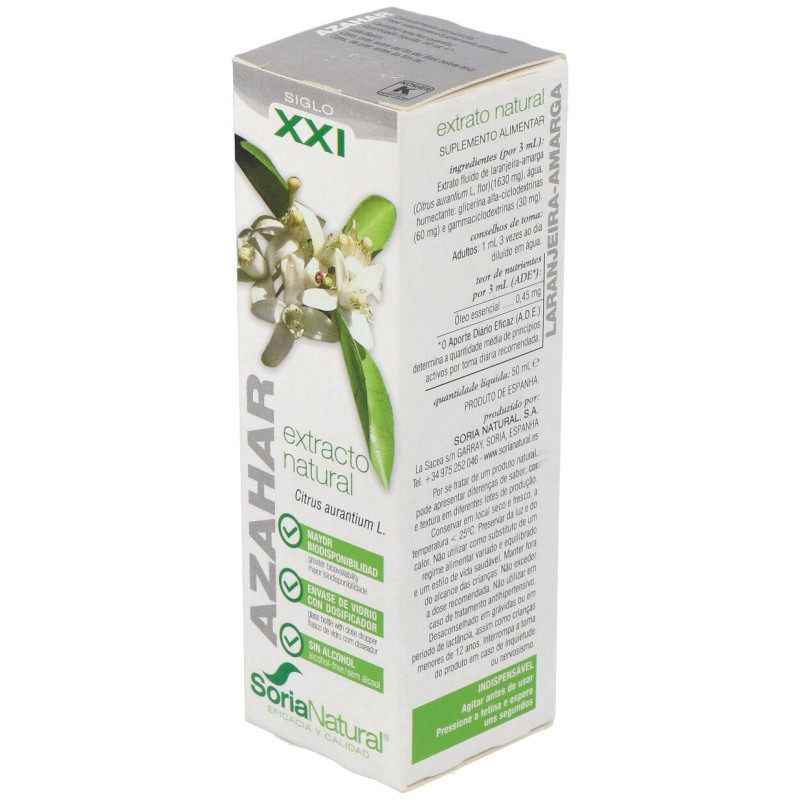 Ext. Azahar Xxi 50ml. S/al - Soria Natural