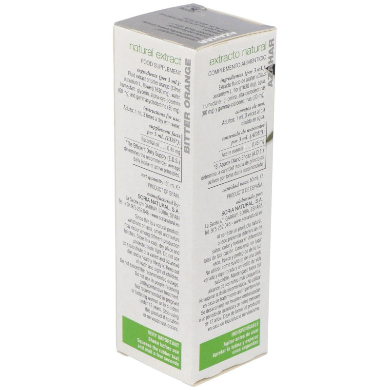 Ext. Azahar Xxi 50ml. S/al - Soria Natural