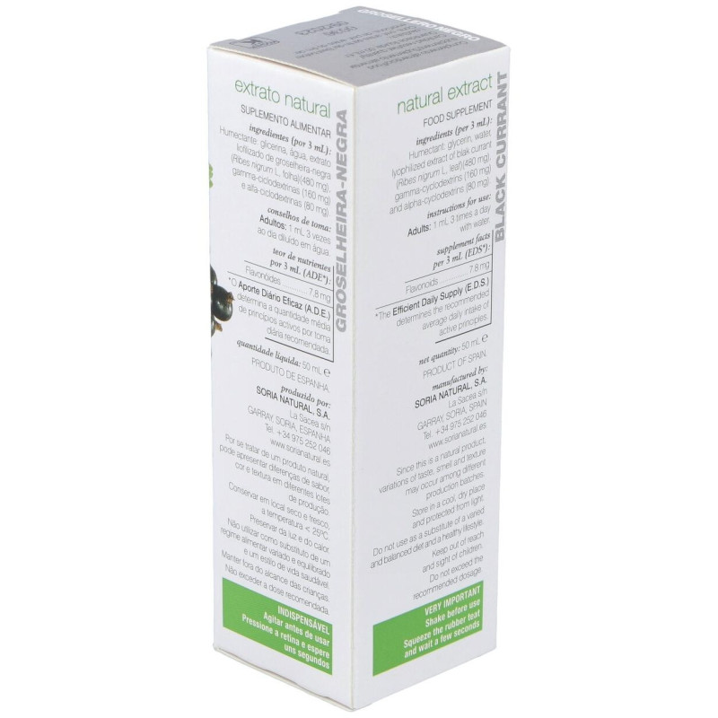 Ext. Grosellero Negro Xxi 50ml. S/al - Soria Natural