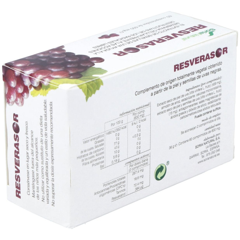 Resverasor 60comp - Soria Natural