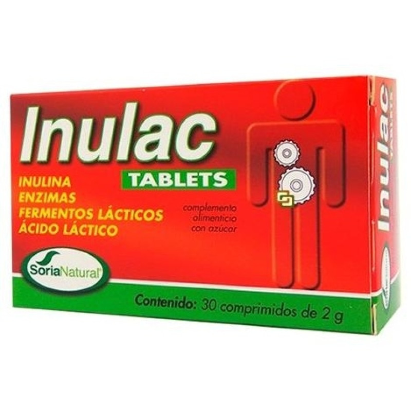 Inulac Tablets 30 Comprimidos Soria - Soria Natural