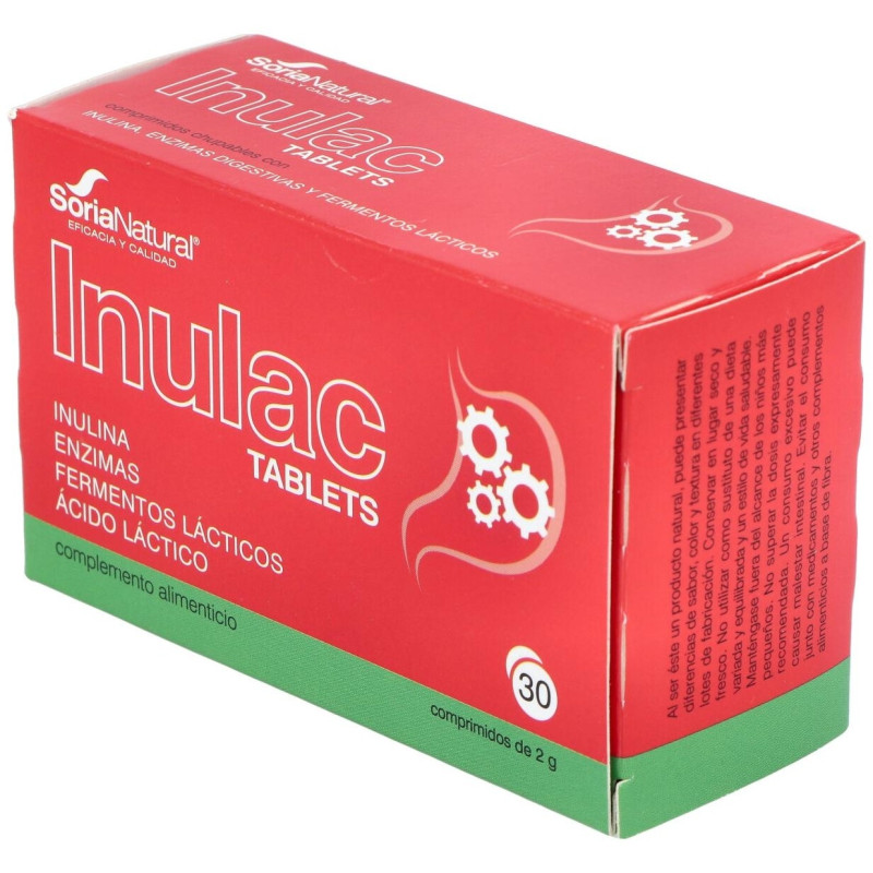 Inulac Tablets 30 Comprimidos Soria - Soria Natural