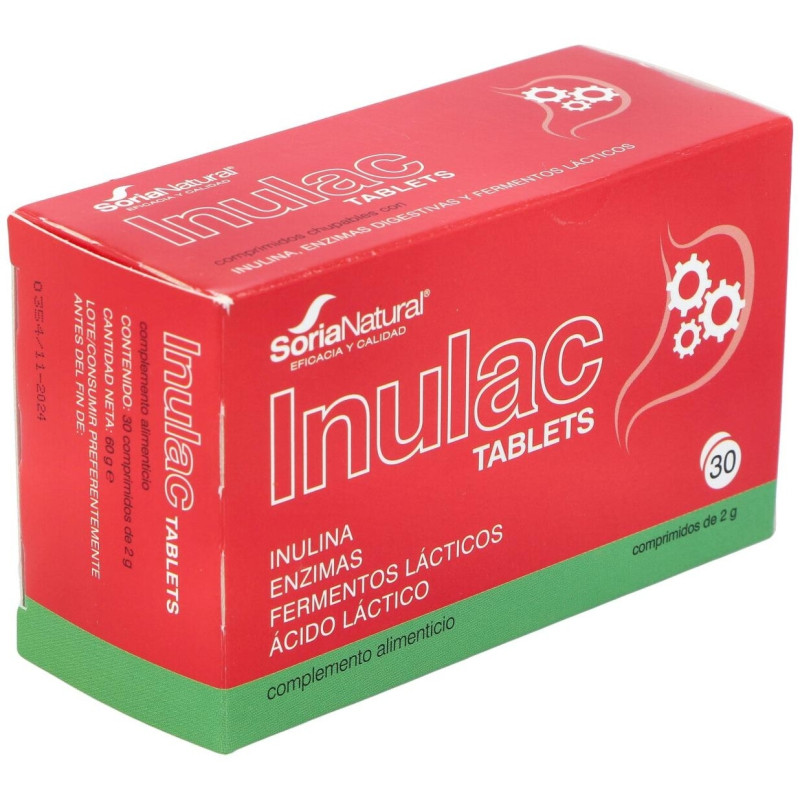 Inulac Tablets 30 Comprimidos Soria - Soria Natural