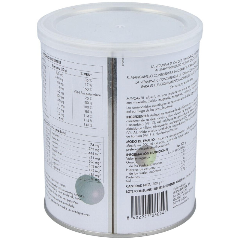 Mincartil Classic Bote 300g - Soria Natural