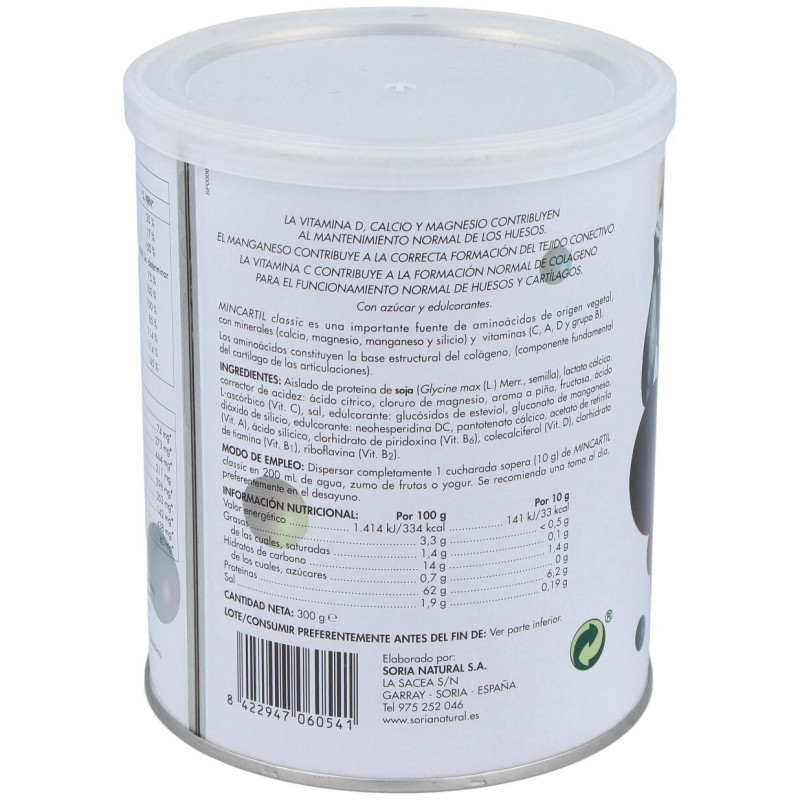 Mincartil Classic Bote 300g - Soria Natural