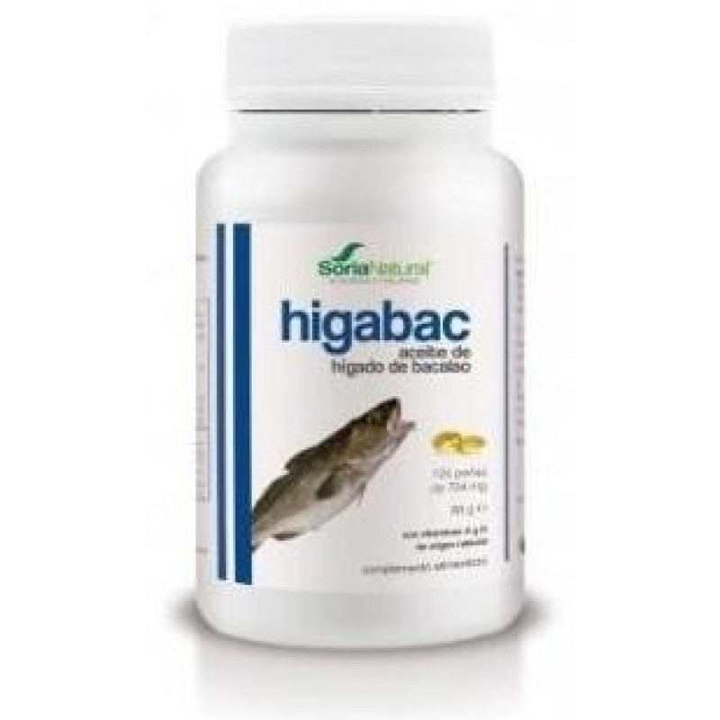 Higabac Aceite de Higado de Bacalao 125 Perlas - Soria Natural