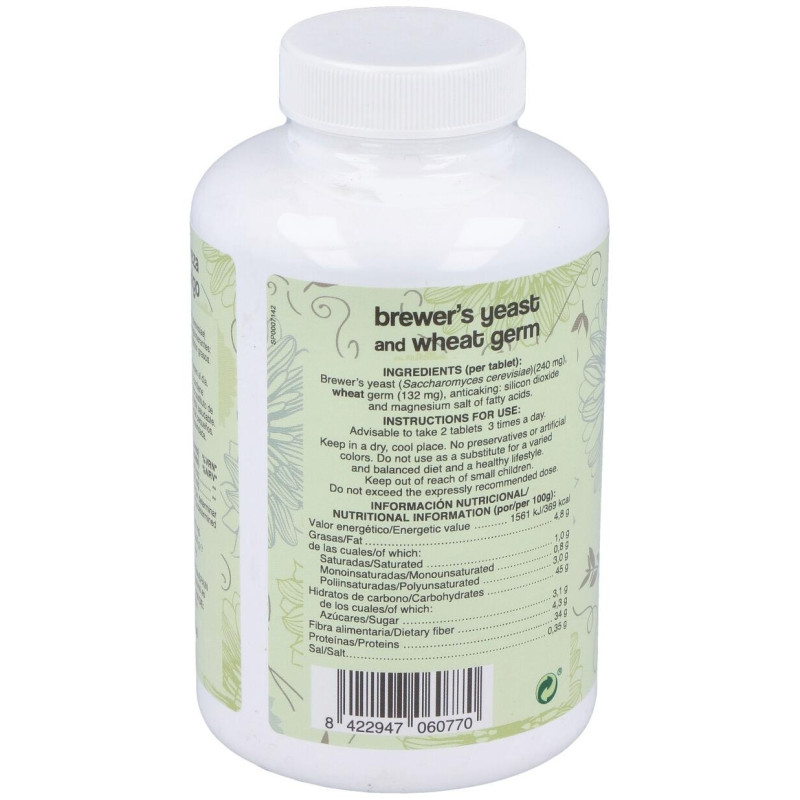 Germen de Trigo + Levadura de Cerveza 500comp - Soria Natural