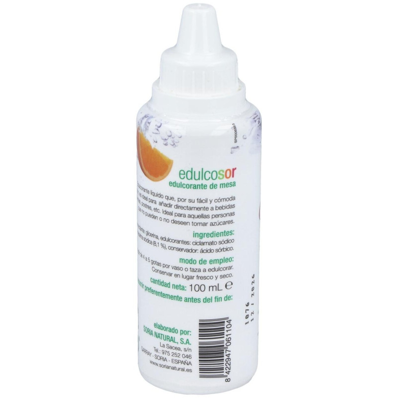 Edulcosor 100ml a - Soria Natural