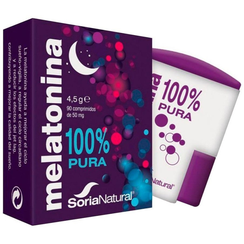 Pharmasor Melatonina 100% Pura 1mg 90comp 2 - Soria Natural