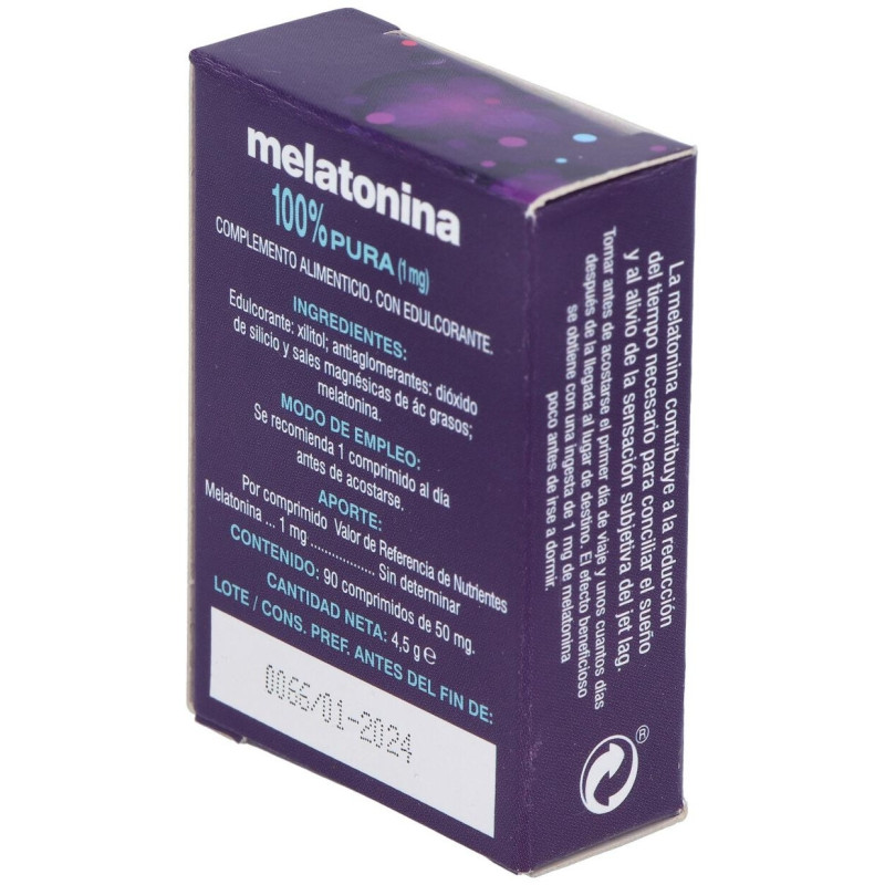 Pharmasor Melatonina 100% Pura 1mg 90comp 2 - Soria Natural