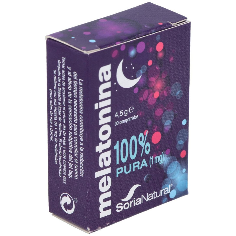 Pharmasor Melatonina 100% Pura 1mg 90comp 2 - Soria Natural