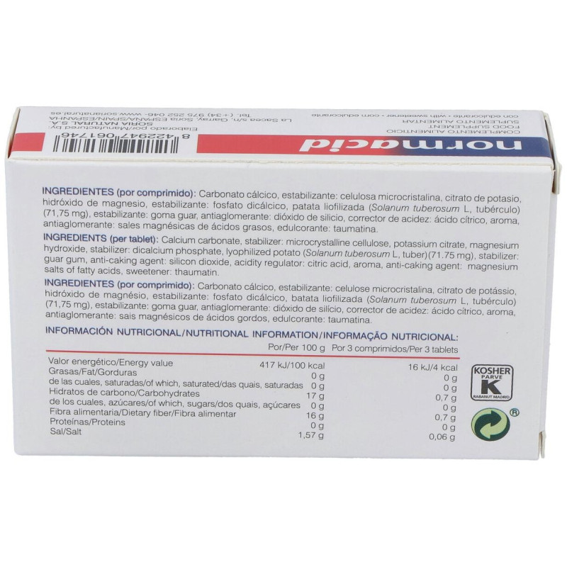 Normacid Citrus 32comp - Soria Natural