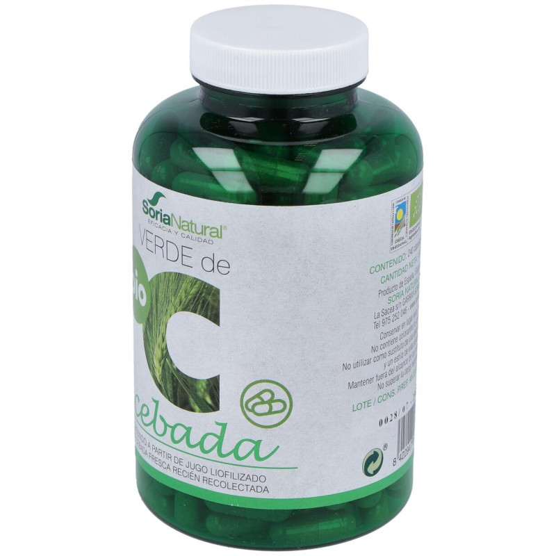 Verde de Cebada 240 Caps de 580mg - Soria Natural