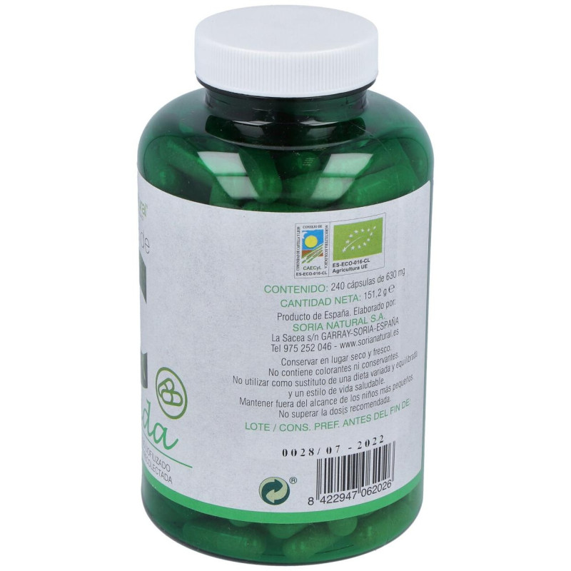 Verde de Cebada 240 Caps de 580mg - Soria Natural