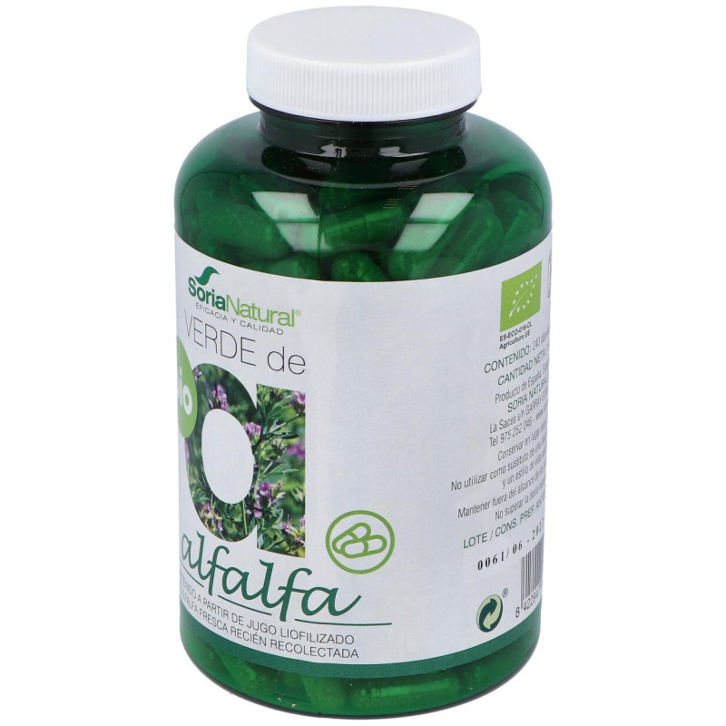 Verde de Alfalfa Bio 240caps - Soria Natural