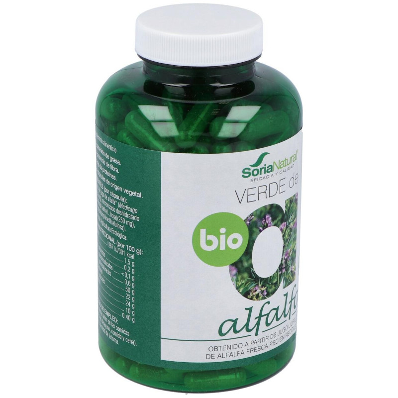 Verde de Alfalfa Bio 240caps - Soria Natural