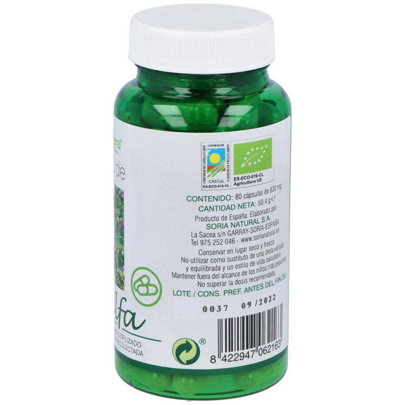 Verde de Alfalfa Bio 80caps - Soria Natural