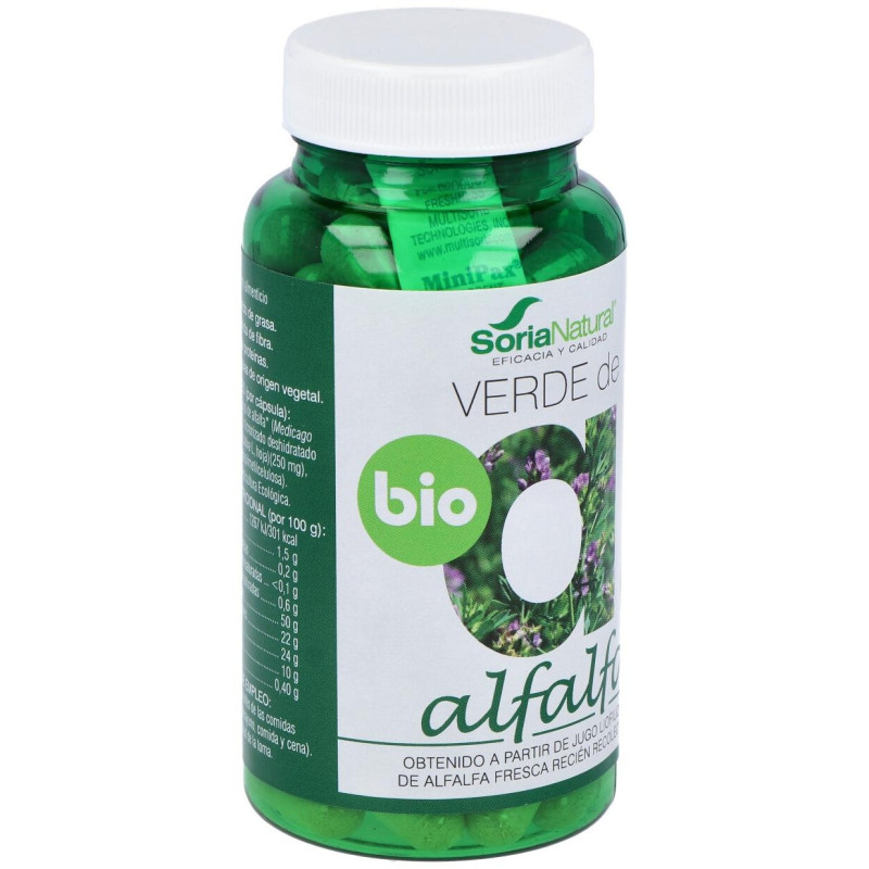 Verde de Alfalfa Bio 80caps - Soria Natural