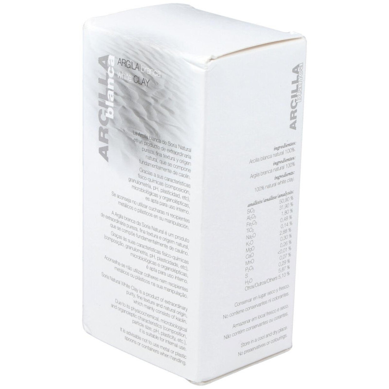Arcilla Blanca 250g - Soria Natural