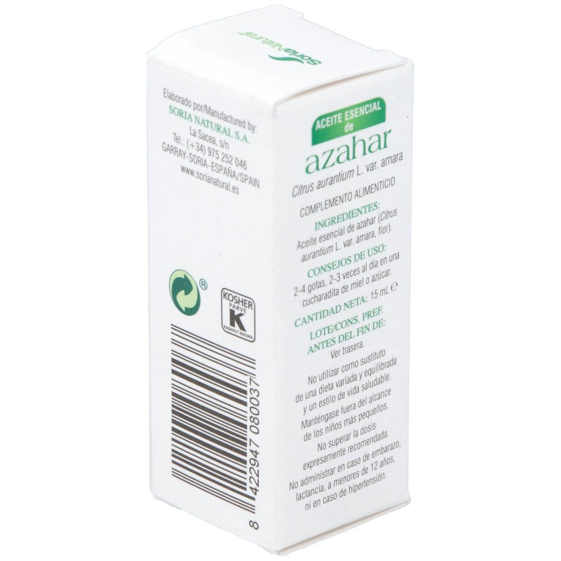 Flor Laranjeira Oleo Essencial 15ml - Soria Natural