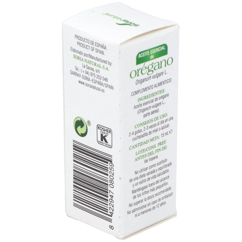 Aceite Esencial de Orégano 15ml - Soria Natural