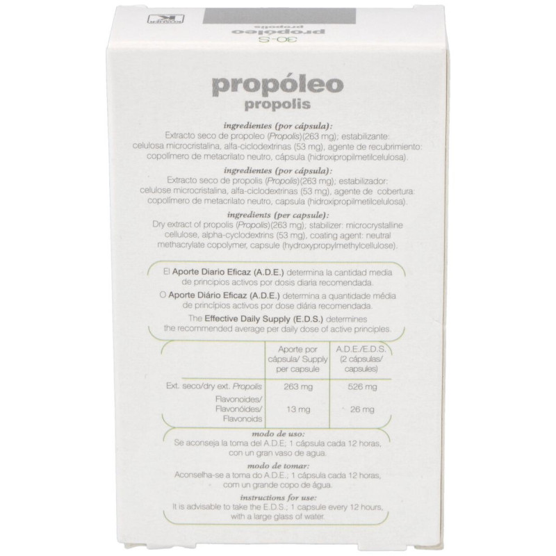 30 - S Propóleo Xxl 30 Cápsulas - Soria Natural