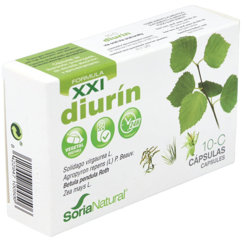 Cap.c - 10 Diurin Xxi V.oro+grama+abed+maiz 30cap - Soria Natural