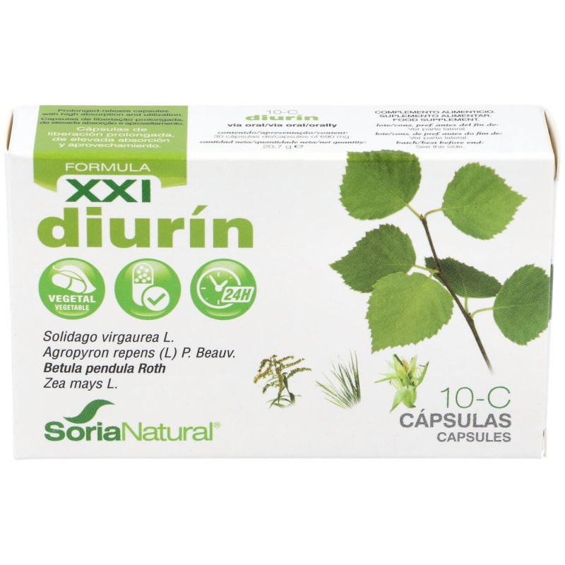 Cap.c - 10 Diurin Xxi V.oro+grama+abed+maiz 30cap - Soria Natural