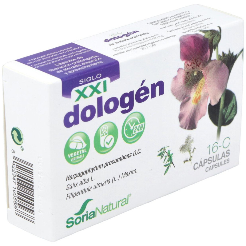 Cap.c - 16 Dologen Xxi Harpago+sauce+ulmaria 30cap - Soria Natural