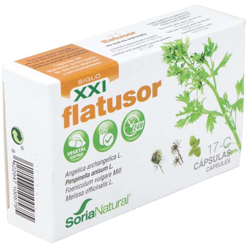 Cap.c - 17 Flatusor Xxi Ang+anis+hinoj+melis 30cap - Soria Natural
