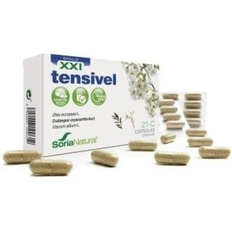 Cap.c - 21 Tensivel Xxi Olivo+esp. Blanco 30cap - Soria Natural