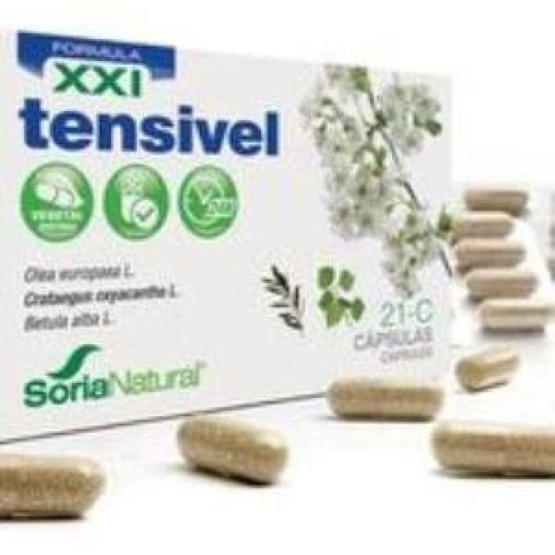 Cap.c - 21 Tensivel Xxi Olivo+esp. Blanco 30cap - Soria Natural