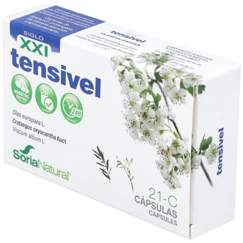 Cap.c - 21 Tensivel Xxi Olivo+esp. Blanco 30cap - Soria Natural