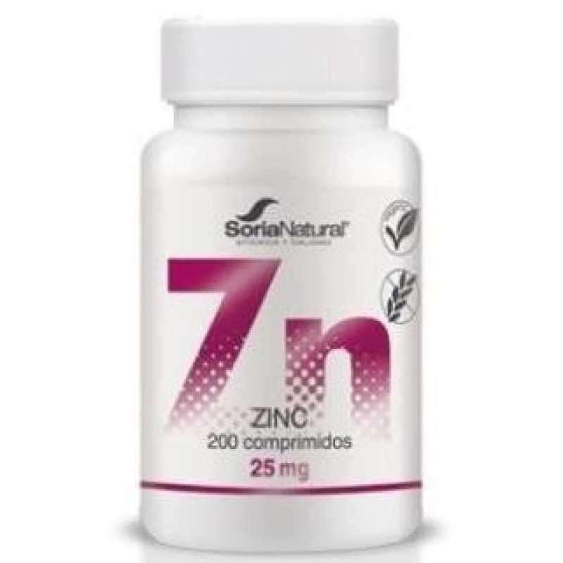 Zinc Liberacion Sostenida 200comp - Soria Natural