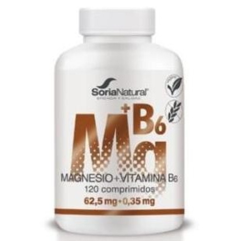Magnesio+vit B6 Liberacion Sostenida 1550mg 120com - Soria Natural