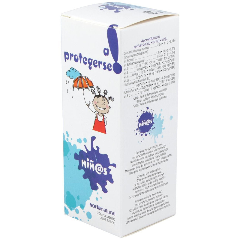 Jarabe Infantil a Protegerse 150ml - Soria Natural