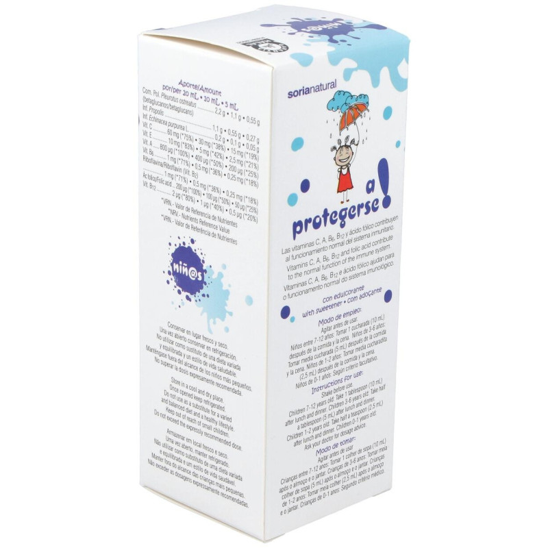 Jarabe Infantil a Protegerse 150ml - Soria Natural
