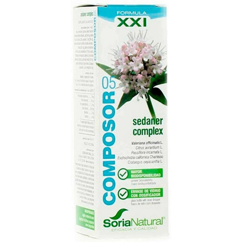 Composor 05 Valeriana Complex Xxi 50ml - Soria Natural