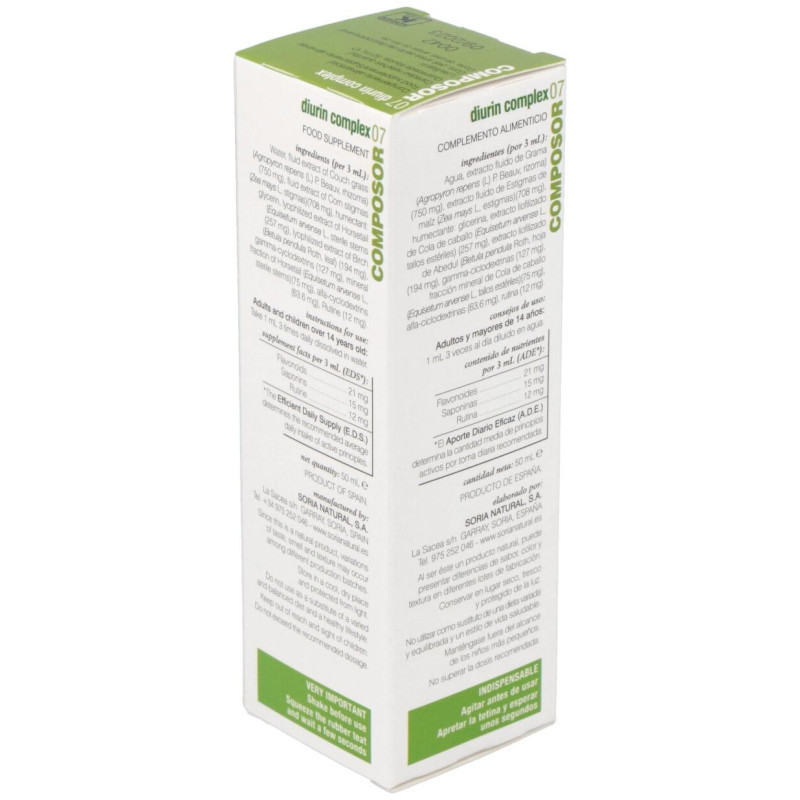Composor 07 - Diurin Complex 50 ml - Soria Natural
